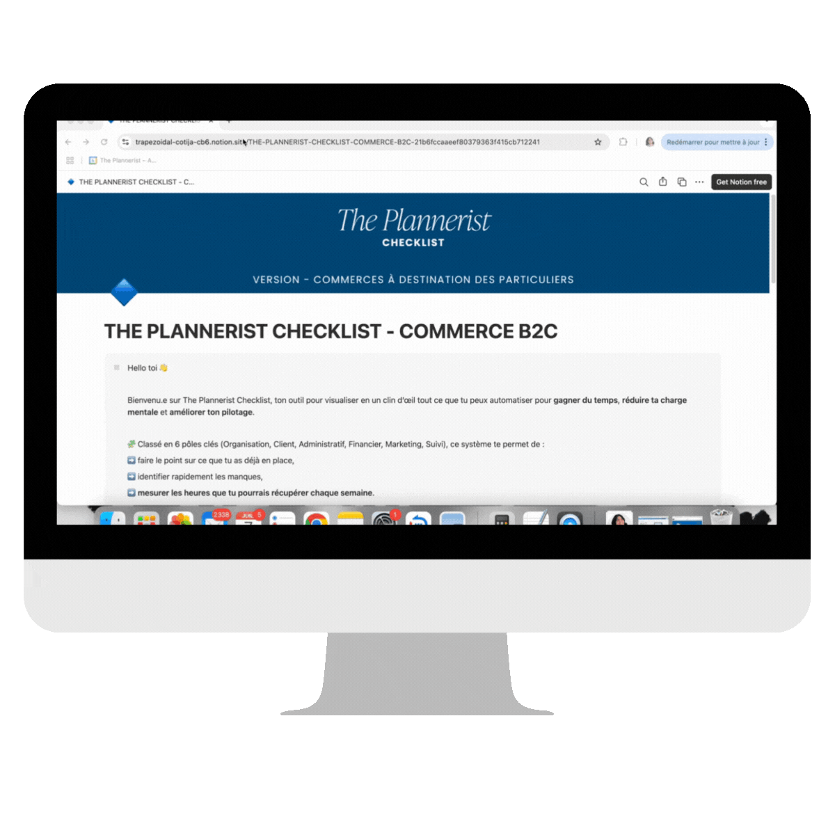 The Plannerist - Scrolling animation digital auditing tool